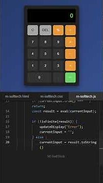 How To Make A Calculator Using HTML CSS Only | IOS Calculator without Using JavaScript