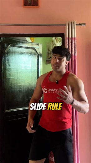 Slide rule : correct placement of hands in pushup 🔥 #shorts