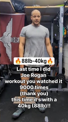 🔥I did an 88lb - (Joe Rogan) Kettlebell workout!