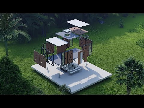Foldable Mobile House | Smart Compact Living Design (Folding & Unfolding Demo)