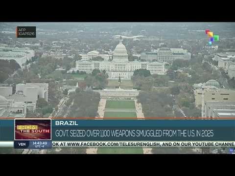 Brazil | Govt. seized over 1,100 weapons smuggled from the U.S. in 2025