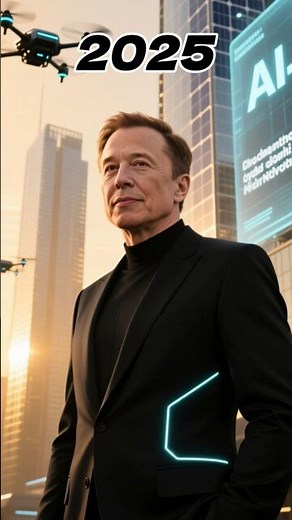 Elon Musk Evolution (1970–2025) | Then vs Now | AI Timeline