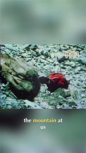 Ice Avalanche Attack! Camera Destroyed on Mountain #shorts