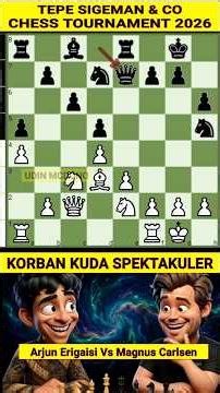 Arjun Erigaisi vs Magnus Carlsen | Tepe Sigeman tournament 2026