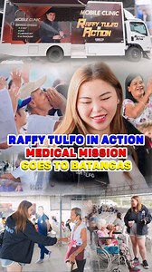 Raffy Tulfo in Action MEDICAL MISSION GOES TO BATANGAS! 💊🚑 | Maricel Tulfo 🔔 WATCH HERE: https://youtu.be/vzdncSAKNAQ #MaricelTulfo #Tulfo #MedicalMission #RaffyTulfo #RaffyTulfoInAction #RTIA #ActCisPartyList #ATCHealthCare #Batangas #Philippines | Maricel Tulfo-Tungol