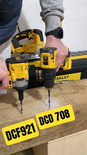 DCD708 AND DCF921 DEWALT #beautifultools #woodworking #tools4life #powertools