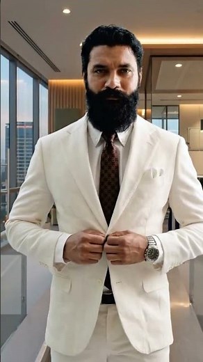 The Power Of A White Suit | Ultimate Executive Look #mensfashion