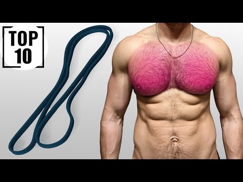 TOP 10 Loop Band Chest Exercises - NO ATTACHING