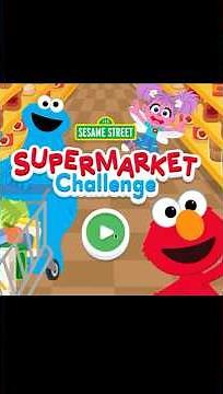 Sesama Street Supermarket Challenge Game | Elmo Learns Numbers, Colors, Letters