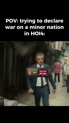 WHEN WORLD TENSION IN HOI4 IS TOO HIGH BE LIKE... #heartsofiron4 #hoi4meme #hoi4