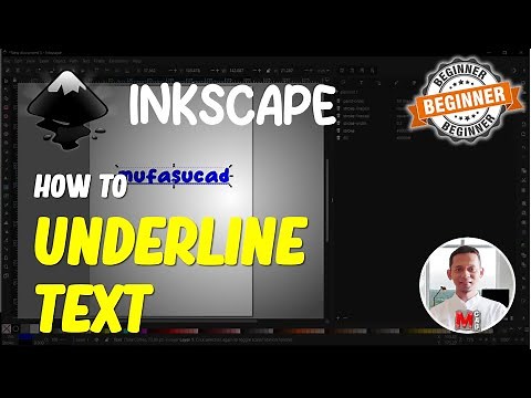Inkscape How To Underline Text