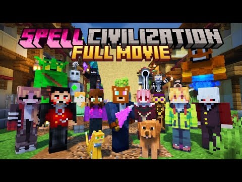 Minecraft But I Survive In SPELL CIVILIZATION! 🪄 [FULL MOVIE]