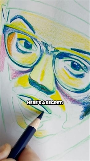 How to Make Your Drawings POP with Colour 🎨 #shorts #howtodraw #beginnerarttips