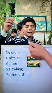 World famous scientist | science subject | english | challenge game #2026 #kidslearning #science