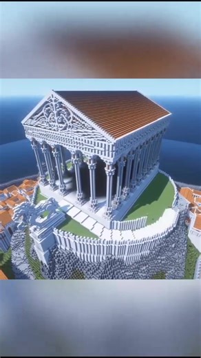 Historical Minecraft Time-Lapse: Ancient Greek Palace Build