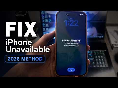 Finally! Fix iPhone Unavailable or Security Lockout Without Passcode Using 4uKey (2026)