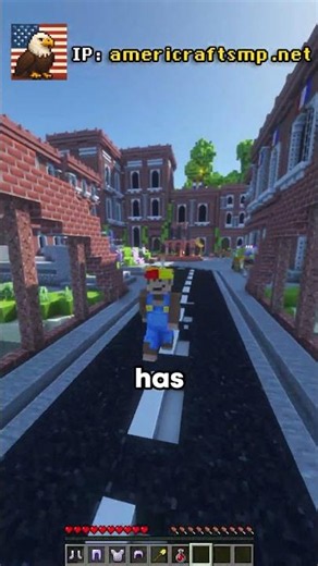That's not normal...its Americraftsmp.net #minecraft discord in discription
