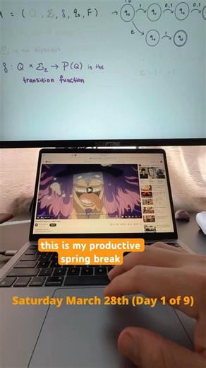 Productive Spring Break Day 1 | Computer Science Edition