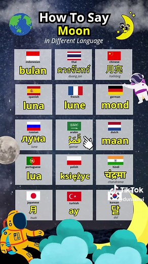 Moon in Different Languages: Explore Beautiful Translations