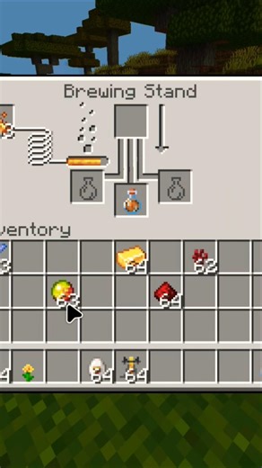 How to craft a fire resistant potion in minecraft. #Mr.chocoplay #minecraft