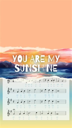 You Are My Sunshine - Recorder Flute Tutorial