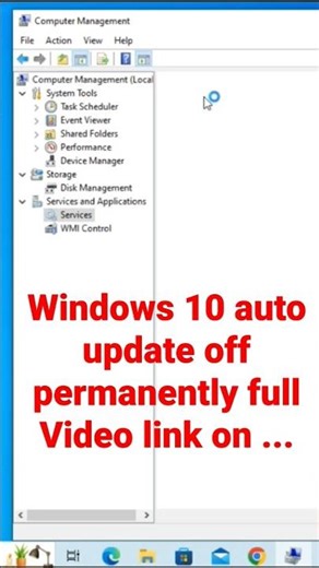 How to windows 10 auto update permanently off #viralvideo