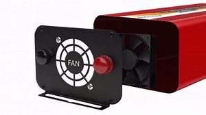 500W Pure Sine Wave Inverter, 12V/24V Auto-Detect, 50Hz/60Hz Switchable, LCD Display, Type-C Fast Charging, Silent Design, Overload & Overheat Protection for RV, Home