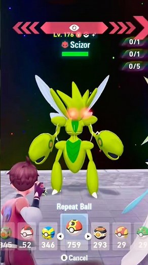 SHINY ALPHA SCIZOR in Pokémon Legends ZA DLC! ✨ LIKE & SUBSCRIBE! #pokemonlegendsza #pokemon
