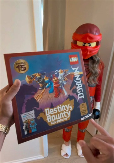 As a huge LEGO, Ninjago, AND board game fan, LEGO Ninjago: Destiny's Bounty Adventures is the best of all worlds! I love how fun and story driven the game play is and it even integrates LEGO in a super interesting way. I cannot recommend the game enough for your next game night 🔥 Click the link in my bio to get yours from @Asmodee North America, Inc. #legoninjagodestinysbountyadventure #asmodeepartner #GoFullNinja #dottedgames #Asmodee