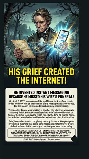The Heartbreaking Reason Samuel Morse Invented the Telegraph 💔📡