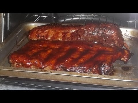 Easy Pork Baby Back Ribs Recipe-Cooked in the Toaster Oven