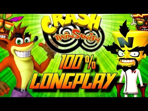 Crash Twinsanity - Complete 100% Walkthrough (All Gems/All Crystals) HD