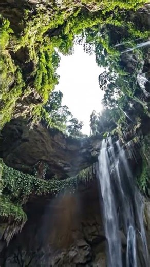 the most beautiful natural pools discovering a hidden jungle oasis inside a stunning waterfall grott