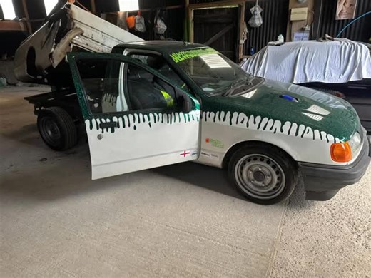 From a £1650 Ford P100 shed to a proper RetroFord hero, Rob Cheesmur has spent the year transforming this truck piece by piece. 🚚✨ Still on going so watch this space! New XR4x4 seats, lowered suspension, banded Transit steels, fresh shocks, steering wheel and quick-shift. ✔️ Custom stainless side-exit exhaust, fuel and boost tweaks, cone filter, front-mount intercooler and bonnet scoop. ✔️ Front spoiler fitted, vinyl wrapping, under-glow lights, interior clean-up and miles of welding. ✔️ Rotten