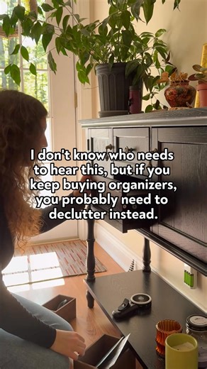 We all love a good organizer... but if you keep buying them, maybe it’s time to declutter instead. 😅 What’s one thing you know you should get rid of but can’t? | College Hunks Hauling Junk and Moving
