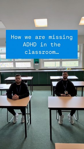 1.2K views · 3.7K reactions | How we missing ADHD in the classroom. Both examples have combined ADHD of inattentiveness, impulsivity and hyperactivity. Yet the one on the left does not appear to be hyperactive at all. Yet internally he experiences hyperactivity through … inner restlessness, racing thoughts, time blindness, and decision paralysis. #adhd #adhdteacher #semhteacher #adhdawareness #adhder #adhdproblems #adhdcombinedtype | mrgteacher | Facebook