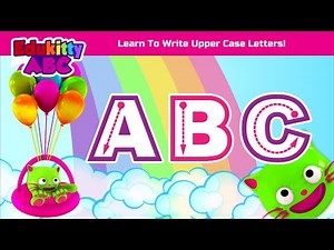 EduKitty ABC #1 - Practice Handwriting by Tracing Uppercase Letters A-Z | Cubic Frog Games