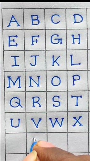 ABCD Writing A to Z | Capital Alphabet | English Handwriting Practice | Learn ABCD (USA)