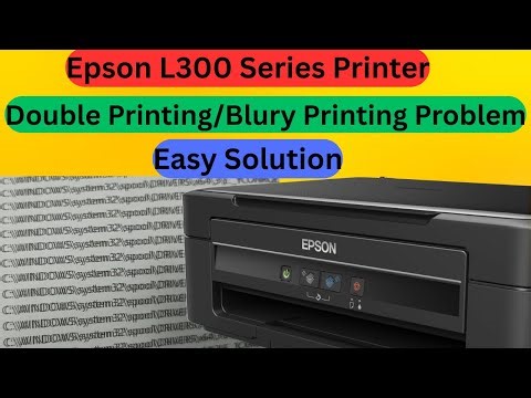 Epson L380 Double or Blurry Printing Fix | Easy Step-by-Step Solution || #epsonprinter #blurry