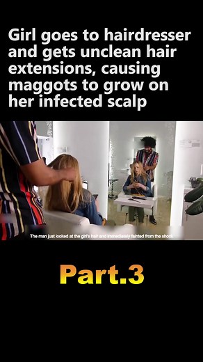 Shocking Discovery: Maggots Found in Girl's Hair!