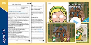 EYFS Goldilocks Musical Statues Adult Input Plan and Resource Pack