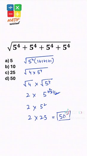 Simple Method for Solving Square Roots with Exponents