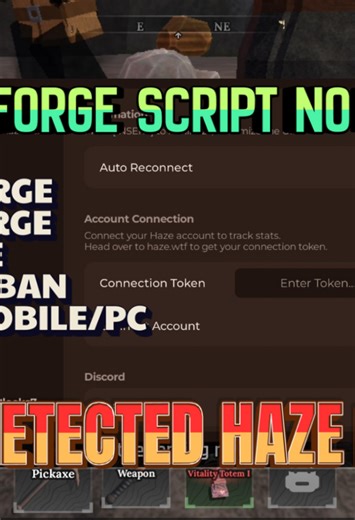 Welcome to 2026! 🎆 Today I’m showcasing Haze Hub for The Forge. This version is 100% NO KEY, meaning you don't have to deal with link shorteners. Use this to instantly craft 'Perfect' quality items and farm Mythril while you're AFK. #theforge #hazehub #robloxscript