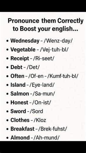 Pronounce These 12 Words Correctly (90% Get Them Wrong!) #speakconfidentenglish #english