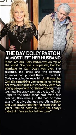The Day Dolly Parton Almost Left Her Husband