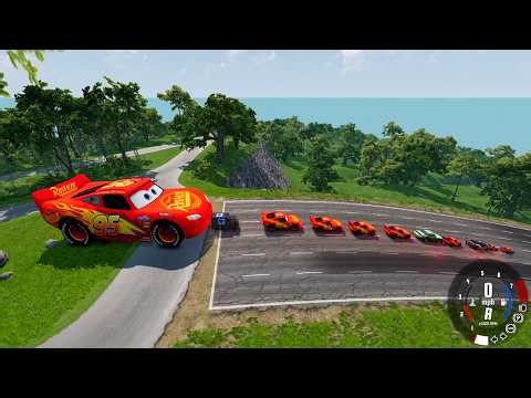 USA Downhill Speed Test on 🔥 Extreme Map | BeamNG.drive High Speed Run