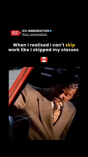 Comment down the last time you skipped work! 🥲🥲 #StudyAbroadJourney #abroadlife #thuglife #canada #australia #dubai #unitedkingdom #newzealand #student #internationalstudents #canada 🇨🇦 #ielts #PTE #frenchbulldog #travelphotography #instagramreels #instagood #reelschallenge #reelitfeelit #funnymoments #comedyreels #friends #canada #ielts #PTE #struggleisreal #StudentSuccessStory #studyabroad #instagramreels #instagood #reelschallengereelschallenge #reelitfeelitreels | ICC Immigration Canada