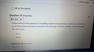 Fireproofing is the process of installing engineered materials ... | Filo