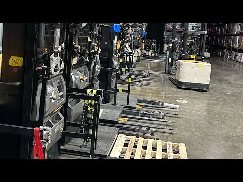 Forklift order picker cherry picker training #foryou #fyp