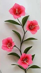 DIY Paper Crafts - Azalea Flower Origami - Flower Making With Crepe Paper - Paper Flower -DIY Craft